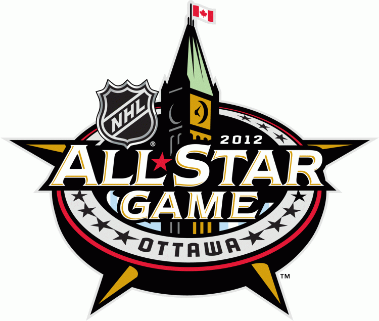 NHL All-Star Game 2011-2012 Logo vinyl decal